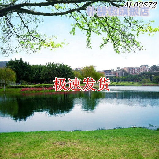 
New live background video live room anchor landscape pastoral outdoor scene Kuaishou Douyin Internet celebrity background cloth 11149 width 2.5 meters high 2.5 meters