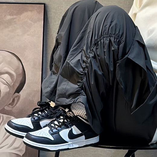 耐克（NIKE）男鞋 Dunk Low街头潮流黑白熊猫 白红 休闲轻便运动板鞋滑板鞋 DD1391-100 黑白熊猫 41