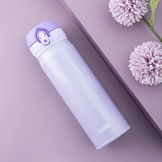 Thermos Thermos Cup Edelstahl Wasserbecher Kinder Männer und Frauen-Becher-Gründungswagen Gespräftige Gruppe Kauf JNL importiert JNL-503 Elegante lila 500 ml