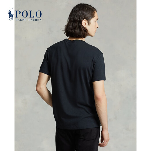 Polo Ralph Lauren 拉夫劳伦男装 经典款定制修身版型短袖T恤RL12050 001-黑色 XL