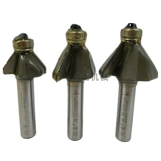 
Huilide custom blade cutter with bearing trimming cutter 45 degree angle edge trimming machine cutting machine cutting head woodworking professional tool milling cutter 0209 1278