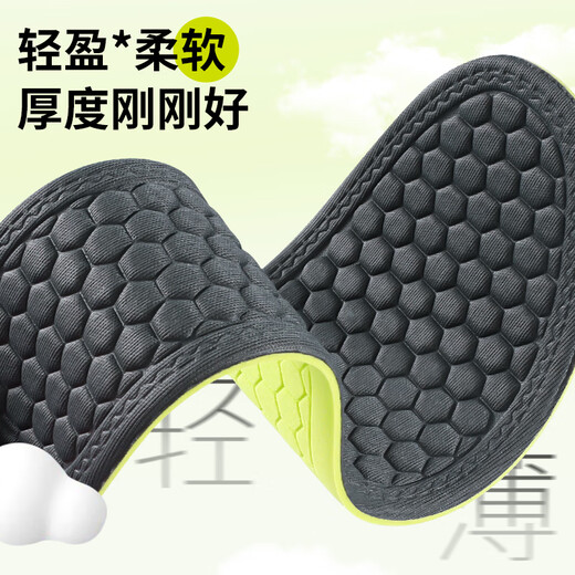 3angni antibakterielle Deodorante Einlegesohlen für Anti-Odor-Dünnsport-Schuhe für Männer für atmungsaktive Schweißschuhe und Geruchsreinigung von 5 Paaren Größen 41-42
