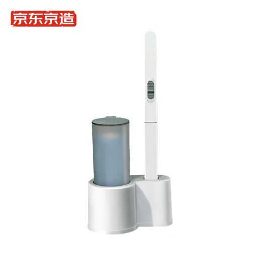 Disposable toilet brush made in Jingdong, no punching, wall-mounted toilet brush head with cleaning liquid, dissolvable, no dead ends and replaceable