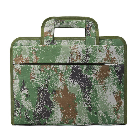 Petit (simoer) SL-826 Camouflage Blue Camouflage Sac Sac d'ordinateur Sac de fichier de grande capacité Magasin de sacs à main
