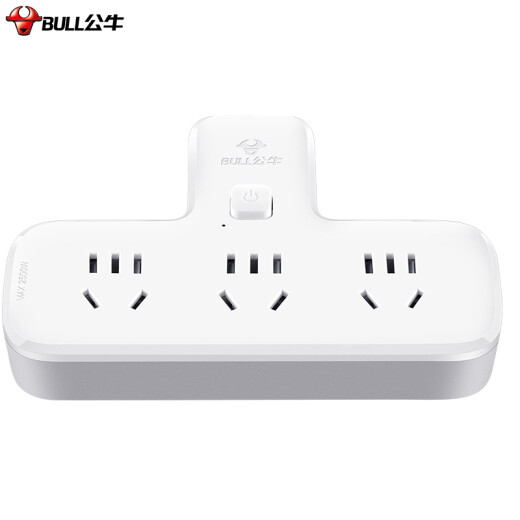 Toro (toro) Plug/enchufe de conversión en forma de pinzi Convertidor de encendido de uno a tres años adecuado para dormitorios y cocinas de control de 3 posiciones GN-9603K