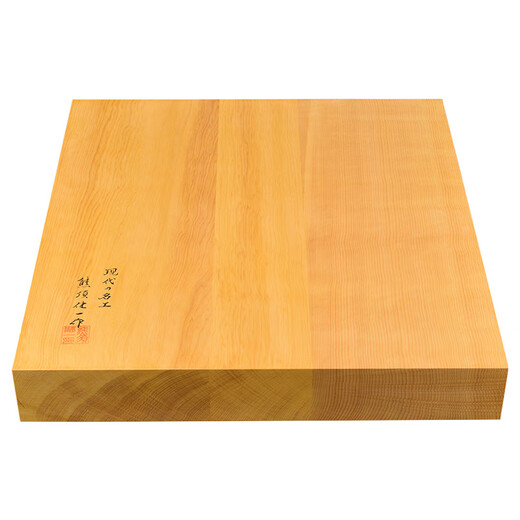 
Master Hui Chess and Bear Bear Beard and Chinese Torreya Wooden Chess Board Splicing Japan Imported with Certificate Adult Competition Household Gift 9735/9738 (9736) Chess Board + Yellow Heart Nanmu Can + No. 25 Snow Seal