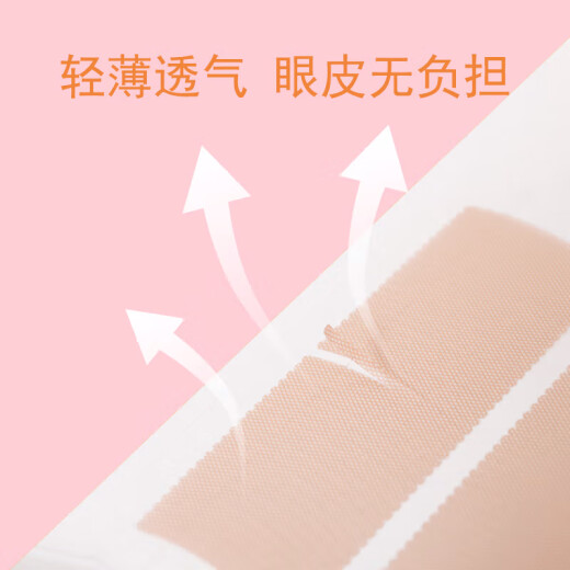 Daiso skin color mesh matte double eyelid patches 106 pieces regular style lace invisible, light and breathable