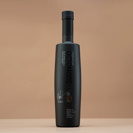 布赫拉迪（Bruichladdich）洋酒苏格兰单一麦芽威士忌超重泥煤味 泥煤怪兽限量版12.1号