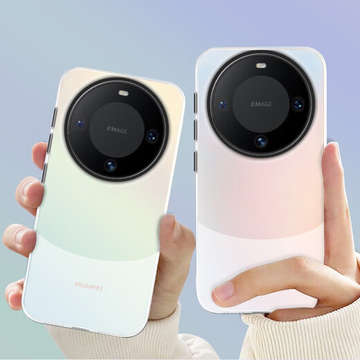 暴走适用华为mate60pro手机壳华为Mate60Pro/60pro+保护套硅胶软边简约透明防摔镭射渐变高级磨砂壳
