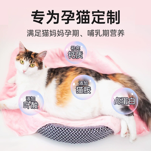 Wilson's Greedy Lactation Female Cat Pregnant Cat Pregnancy and Postpartum Special Breeding Cat Food Cat Mother Kitten Main Food Lactation Recovery Food 8% Freeze-Dried 2.5kg/5Jin Jin is equal to 0.5kg