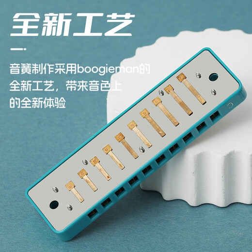 BoogieMAN Yuanyuan's same harmonica PADDY tune with bass 6 ten-hole blues blues 10-hole adult professional