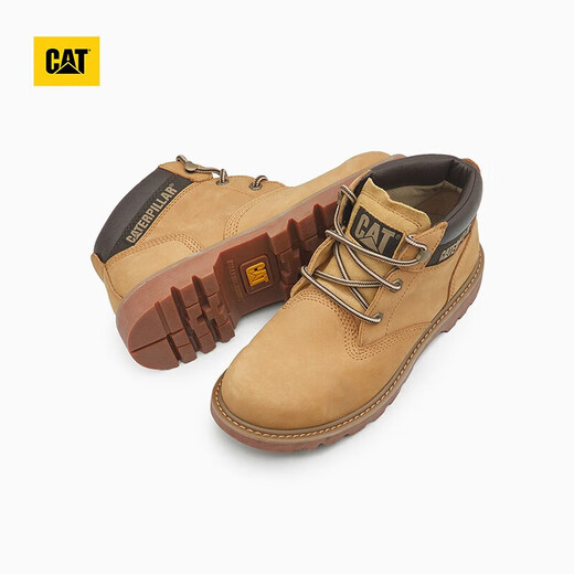 Cat Carter Boots Herren Martin Boots Sommer Mid-Top Big Yellow Stiefel Outdoor Schuhe Herren Nicht-Schlupfstiefel