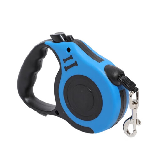 Automatic retractable dog walking artifact, small, medium and large dog rope, dog leash, retractable pet supplies, dog leash, automatic leash - Hulan 3 meters - 1 piece
