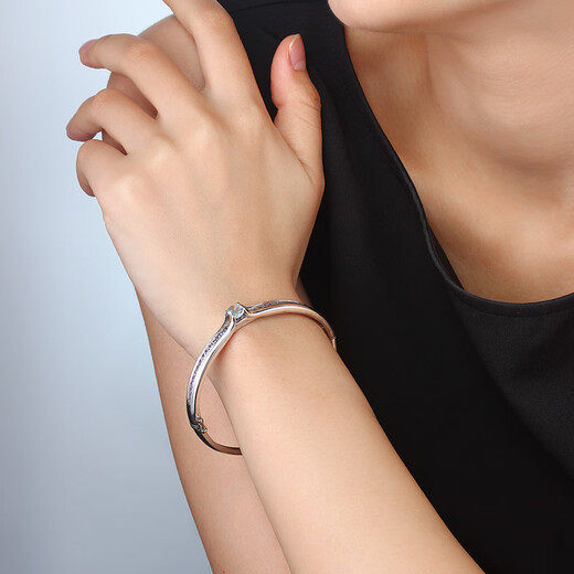 Weiyang Palace Elegant and Fashionable Tanzanite Aquamarine 925 Bracelet Women's Blue Gemstone Bracelet Birthday Gift Bracelet Birthday Gift