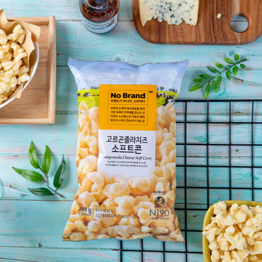 No Brand诺倍得玉米卷 芝士味 145g 韩国进口网红爆米花休闲零食