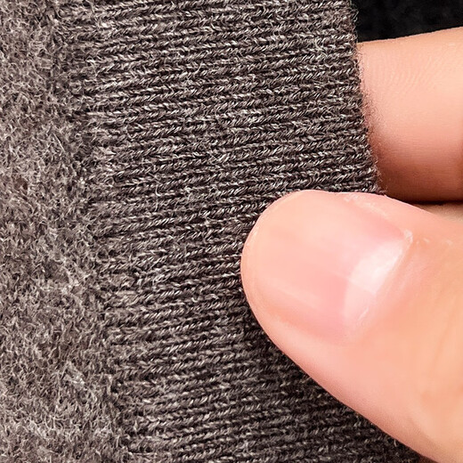 Hengyuanxiang thickened 100% pure wool cardigan vest men 2023 autumn and winter new style pocket sweater vest men Zhongjia M 170/48/105