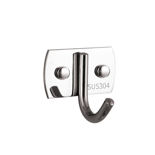 304 stainless steel hook, clothes hook, single hook, single clothes hook, clothes and hat hook, no punching wall hanger, round hook, punching