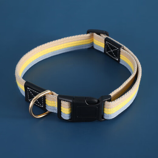 Yanxiang pet canvas collar dog collar puppy collar dog collar adjustable collar collar dog collar red XS- (width 1.5cm suitable for 8-15Jin Jin is equal to 0.5 kg)