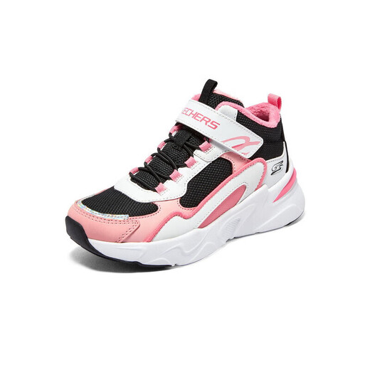 Skechers children's shoes warm girls casual dad shoes Velcro sneakers children's cotton shoes 302583L