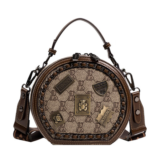 North Bag kleine Tasche Frauen neuer Stil Retro Crossbody Fashion Nischenabzeichen Kleine runde Taschen Umhängetasche Frauen Chinesisches Valentinstag Geschenk Khaki