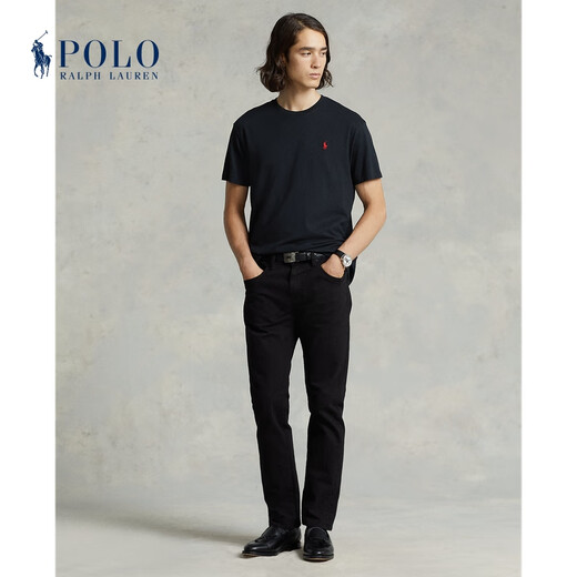 Polo Ralph Lauren 拉夫劳伦男装 经典款定制修身版型短袖T恤RL12050 001-黑色 XL