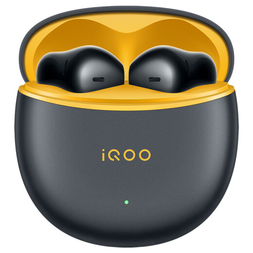 vivo iQOO TWS Air2 极焰黄 55ms超低游戏延迟 电竞声效 超轻佩戴 30小时超长续航情人节送礼物