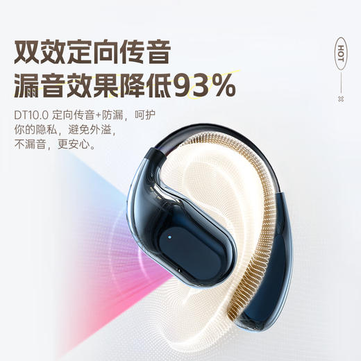 
Zhiguozhe [Voice of Berlin丨2025 latest model] Bluetooth earphones with ear-hanging wireless bone conduction concept ear clip sports running music noise reduction and long battery life without damage/ear