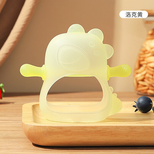 Baby elephant baby soothing molar stick, anti-eating hand artifact, chewable teether, chewable oral pleasure period 0-1 years old, Will powder (nano silver) 0-6 months, 1 pack