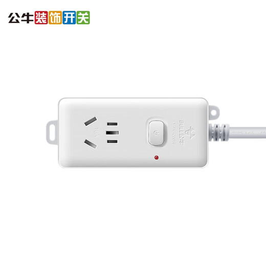 Bull 16A socket 10a to 16a air conditioner heater dedicated 4000W high power converter electric heater with cable plug Gree Mei Xiaomi electric heater heater drag strip 0.5 meters 104D 1 jack free 10A plug