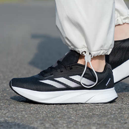 阿迪达斯 （adidas）男鞋 夏季新款轻便透气耐磨休闲舒适低帮黑武士跑步鞋运动鞋 ID9849黑色 42.5
