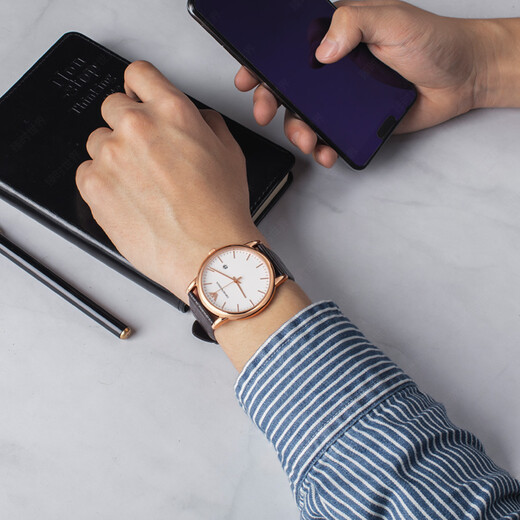 EMPORIO ARMANI Armani watch men's simple pointer business quartz fashion men's watch Valentine's Day New Year gift for boyfriend Store manager recommended model AR2502