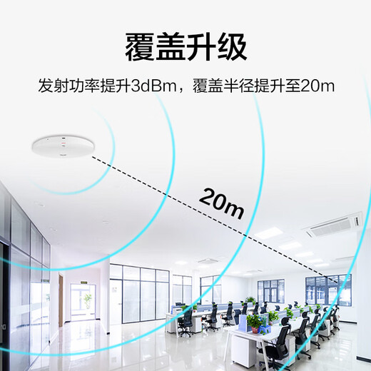 Huawei Kunling wireless ceiling ap WiFi6 Gigabit dual-band 3000M AP362E enterprise-level home whole-house wifi router large office villa MESH networking