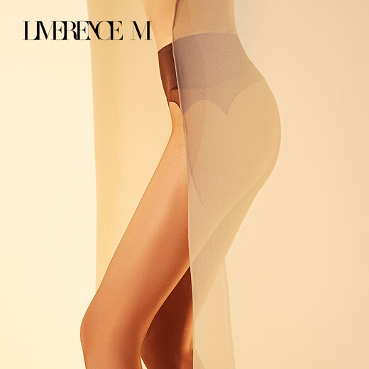 Lai Mi Runsi Melted Chocolate Stockings Ultra-Thin Mesh Seamless Sexy Transparent Silky Pantyhose Jade Color M Size