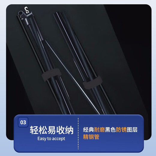 杰米仕（JMISI）羽毛球网架+网便携式可折叠标准羽毛球网+支架室内户外单双打网架 5.1m 标准单打款