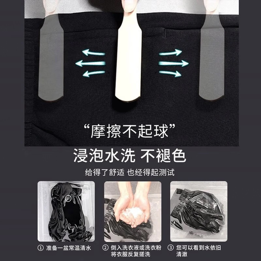 李宁运动裤男士春秋季新款韦德针织长裤大码束脚休闲卫裤束脚裤子 黑色-韦德标 XL