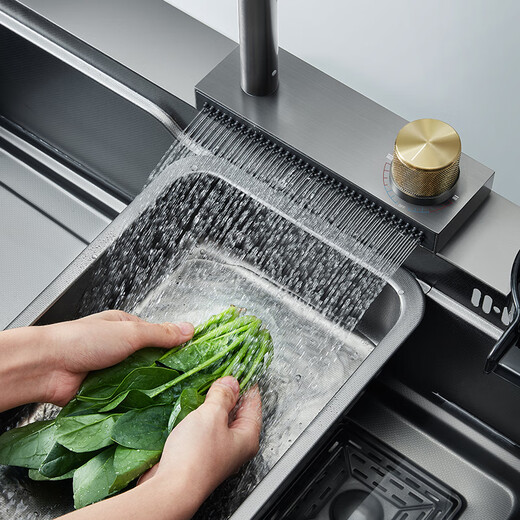 HIGOLD Angus B2 series 304 stainless steel sink kitchen sink integrated stretch large single tank Consult customer service to enjoy more discounts 750*470