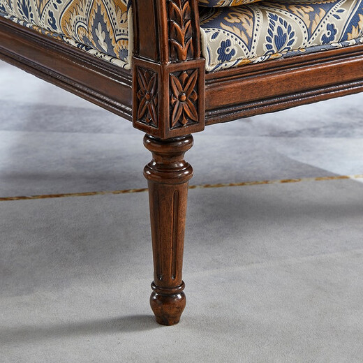 Huaxu Meibang American Sofa Sofa American Casual Chair European Retro Chair Single Failchair Sofa Leisure Chair [681 * 744 * 1010mm]