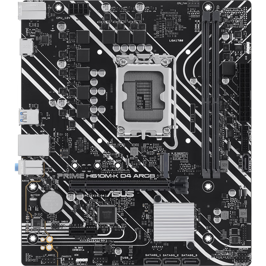 ASUS H610 B760m con Intel I3 12100F/12100 BLOX BOOD CPU Set Board U Set H610M-K DDR4 Argb i3 12100F en caja