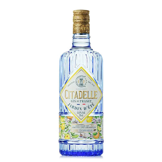 巍城夏日花园金酒 Citadelle Gin 法国杜松子酒琴酒鸡尾酒基酒洋酒 巍城夏日花园 700mL 1瓶