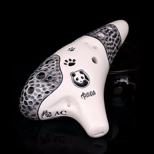 风雅陶笛（FENG YA OCARINA) 轻吹型 熊猫款12孔中音C调SC SF SG AF AG 熊猫轻吹型三管AC