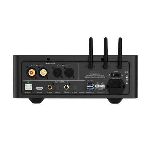 Shanling SM1.3 streaming media player all-in-one HIFI lossless music turntable decoding amp music player dual-band WIFI transmission DSD hard decoding digital broadcast all-in-one machine black