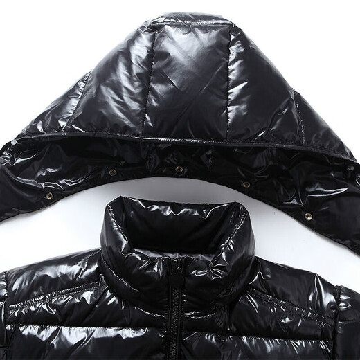 Veste du Nouvel An pour hommes pour le nouveau grand hiver pour hommes épaissis de veste pour hommes chauds pour hommes courts pour hommes pour hiver noir xl110-130jin [Jin est égal à 0,5 kg]
