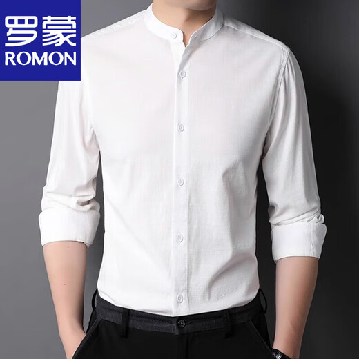 Romon petite chemise en coton autonome en 2025 Spring et automne