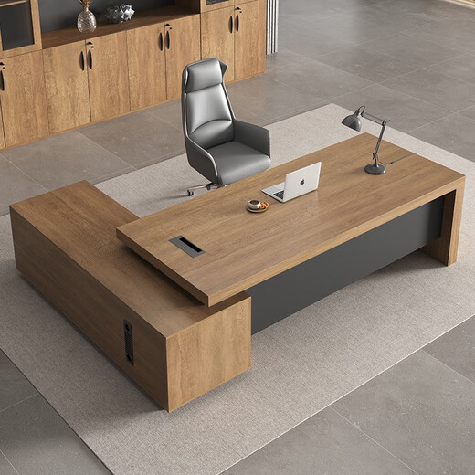 Fubaisen desk boss desk office modern simple boss desk president desk office desk and chair combination manager desk color card customization