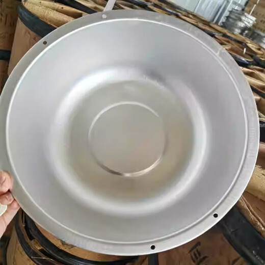 Jingeyu Vintage Aluminiumlegierung Basin 1980er Jahre brandneue Aluminium -Becken 3523 Fabrik Aluminium -Basin Aluminiumlegierung Rundwasseranschließungsplatte Waschbecken 31 cm Durchmesser 31 cm * Höhe 10 cm