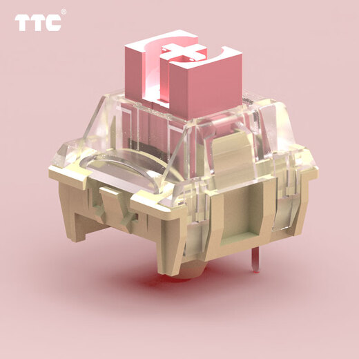 TTC gold powder shaft v2 new upgrade keyboard shaft body factory fine linear shaft light pressure 37 grams thirty-five