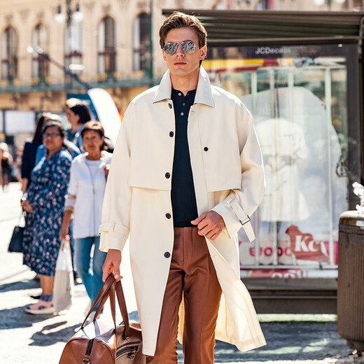 Mr. Bu's 23rd Spring and Autumn New Henley Collar Sweater Long Sleeve Wool T-Backing Clothes Men's Sweater BT12199 Black 2XL (185)