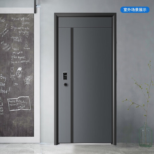 Tinggu Super Class A Security Door Hidden Scharnier Full Water Foam Filling Eingangstür erhöhte Türsicherheitstür intelligent