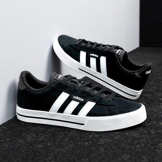 Adidas Männerschuhe Herren Frühling neuer Stil Atmungsaktivem Modekleidung-resistente Leinwand Low Top Wear-Resistant Casual Sports Schuhe AW3889/Canvas Style/White 39