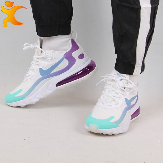 耐克（NIKE）女鞋 新款air max 270网面透气减震耐磨训练运动鞋气垫跑步鞋 AT6174-102 36